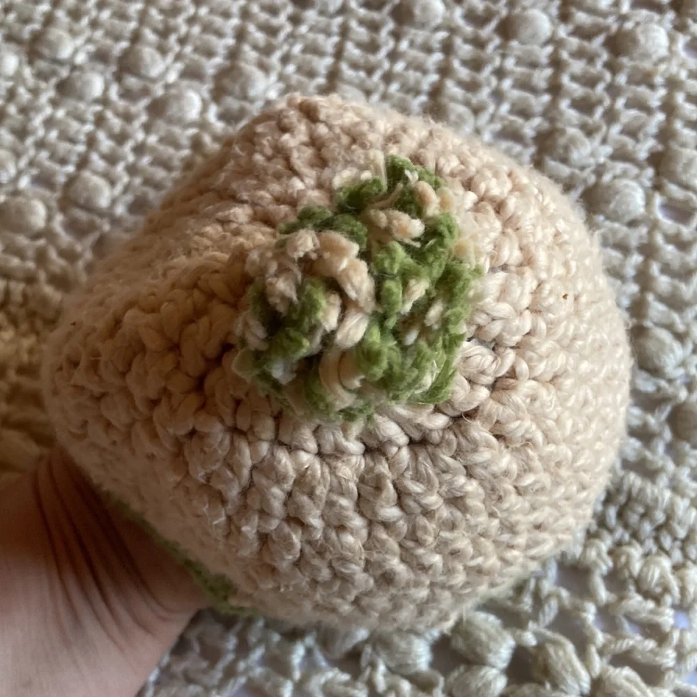 Vintage hand crochet hat fir baby